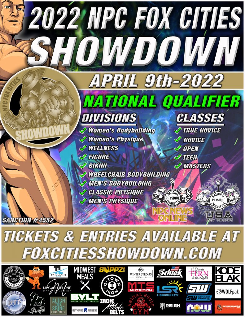 2022 NPC Fox Cities Showdown wheelchairbodybuilding