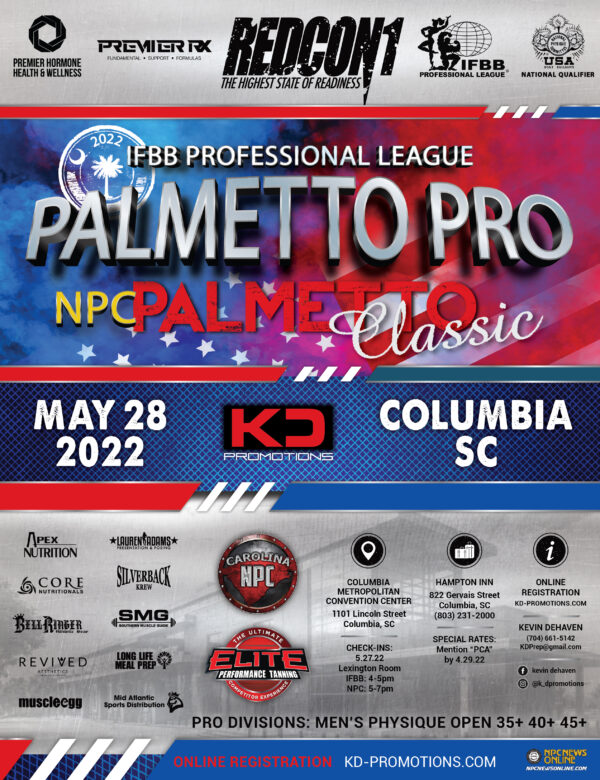 2022 NPC Palmetto Classic wheelchairbodybuilding